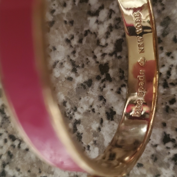 Kate spade bangle new gold /pink - Picture 5 of 17